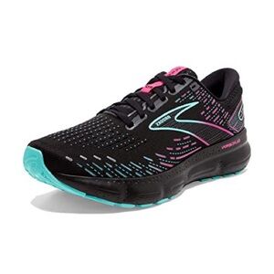 Brooks Women's Glycerin 20 Neutral Running Shoe black and pink